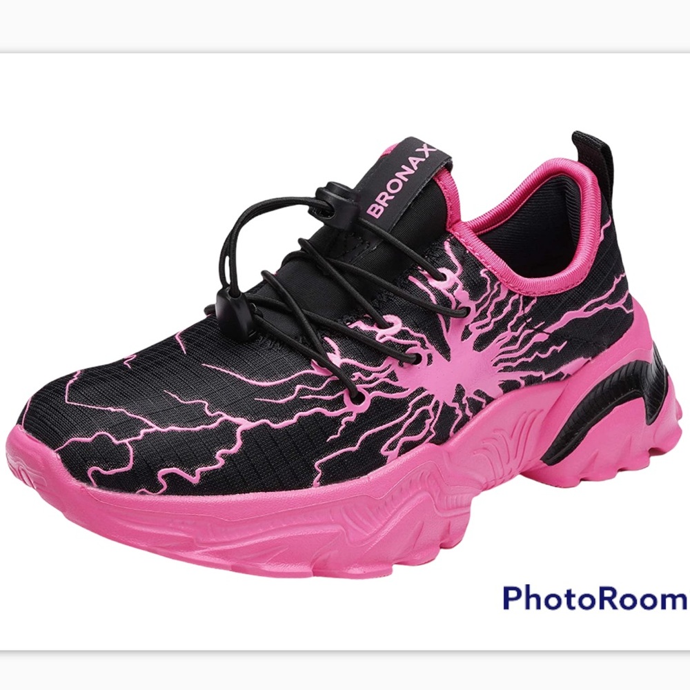NEW Bronax Lightening Youth Athletic Sneakers 34